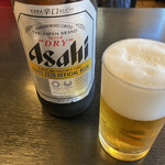Sushi Sou - 冷えた瓶ビールで乾杯〜!