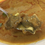 南インド家庭料理 インダスレイ - マトンニハリの肉