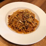 カフェテラス あらみ - 料理写真:地元産ひじきとトマトのアラビアータ。