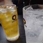 Kushi Katsu Ippon - レモンサワー&ウーロン茶