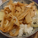 煮干そば 流。 - メンマめし¥220