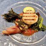 エッサンス - イシナギとホタテのグリル