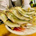 京天神 野口 - ◎鮎は滋賀県安曇川の朝採れの天然鮎。