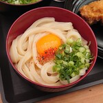 讃岐麺処 山岡 - 卵醤油うどん(温)