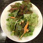 バンケットルーム赤坂 HITOTSUGI - 霜降りサーロインステーキ<数量限定> 1000円 のサラダ