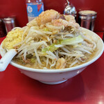 ラーメン二郎 - 小ラーメン+しょうが　全マシ