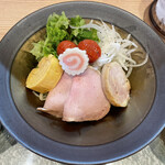 中華そば 深緑 - 限定「マイヤーレモンの冷やし中華」1100円