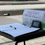 中華そば 深緑 - 記帳制