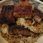 清月 - 特上鰻丼（中にも鰻が！）