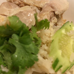 さいとう食堂 - 【カオマンガイ】鶏肉好きにはたまらない一品！パクチーと一緒だと更に美味しい。