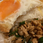 さいとう食堂 - 【ガパオライス・キッズ】少し濃いめのお肉が食欲をそそります。