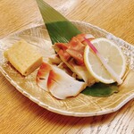 美帆寿司 - ホッキ貝の塩焼き