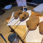 串かつ ごうちゃん - 黒毛和牛のレアなカツ特製マヨネーズ