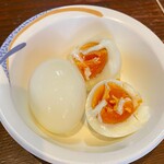 鶴亀 - サービスのゆで卵