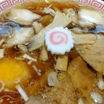 中華そば えもと - 月見中華そば（手打ち麺）アップ