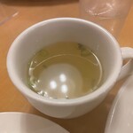 南海飯店 - かたい焼ソバのスープ