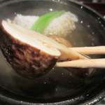 日本料理 晴山 - 素晴らしい松茸でした。