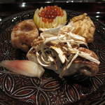 日本料理 晴山 - ノドグロの上にも松茸が。