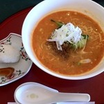 佐賀クラシックゴルフ倶楽部 - 坦々麺+おにぎり♪