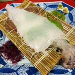 割烹よし田 - 活イカ刺し