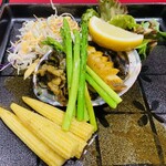 割烹よし田 - アワビのバター焼き