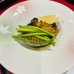 割烹よし田 - アワビのバター焼き