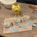 SAKE STAND CHIRO - 日本酒3種飲み比べ600円　※2回目の注文