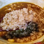 華や - カレーリゾットですよ、おじやだけどね、最後にこれやりたかったー