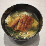 草庵 鍋島 - 天然有明海鰻 野菜出汁玉子とじ