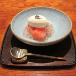 草庵 鍋島 - デザートの手作りアイス