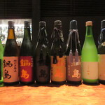 草庵 鍋島 - 本日のペアリング、右から順に出されました