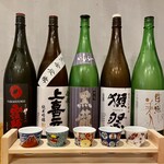 Sushi Koubou Nagamasa - 利き酒5種セット(お好きな日本酒お選び頂けます。)