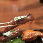 にしぶち飯店 - ブルーチーズと焼き豚最高