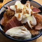 Robatasakabakujiraya - マグロレアステーキ丼(2021.6.28)