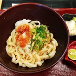 なか卯 - しらすを乗せ忘れた「冷やししらすおろしスダチうどん」