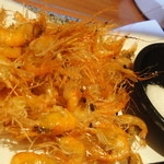 漁菜献舗 鳥新 - 北海道の活川えびの唐揚げ