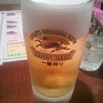 カレー＆居酒屋 ニコニコ - 生ビール￥２８０