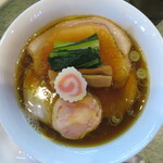 中華そば 深緑 - 黒出汁/アップ