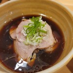 迂直 - 鰹昆布出汁　味玉・醤油つけ麺