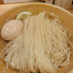 迂直 - 鰹昆布出汁　味玉・醤油つけ麺