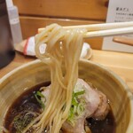 迂直 - 鰹昆布出汁　味玉・醤油つけ麺