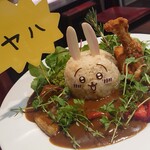 ザ・ゲスト・カフェ&ダイナー - うさぎのウラヤハカレー(1,400円)。