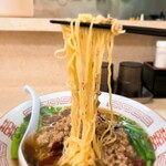 廣聚隆 - 廣聚隆＠本塩釜　廣聚隆ラーメン　麺リフト