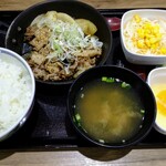 吉野家 - 牛焼肉御膳712円税込