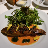 ヌガ - 和歌山県産 鮎のコンフィ ガスパチョソース