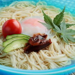 Edogawa - 夏限定／三輪素麺と鰻きゅう巻