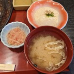 Oboroya - なめ茸、とろろ、味噌汁