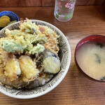 本田 - 魚いっぱい天丼定食