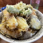本田 - 魚いっぱい天丼