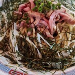 ラーメン246亭 - ノドグロ王様中華つけソバ　麺